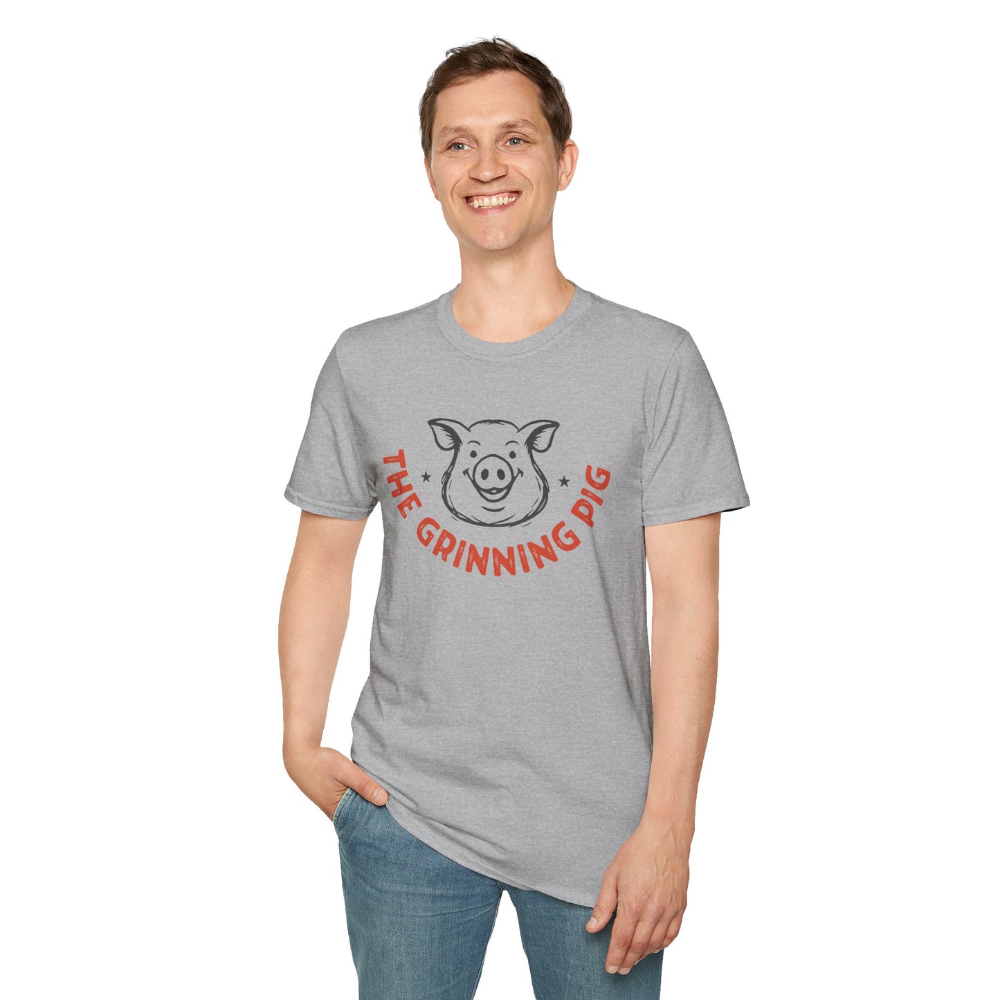 The Grinning Pig Tavern Unisex SoftStyle Tee